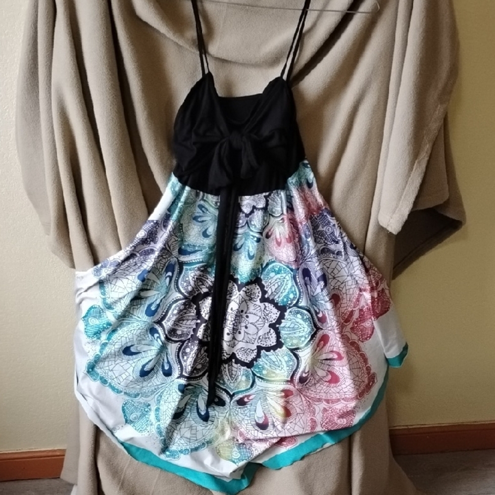Colorful Mandala Print Dress
